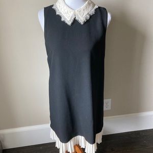 Nanette Lepore black dress with feminine accents